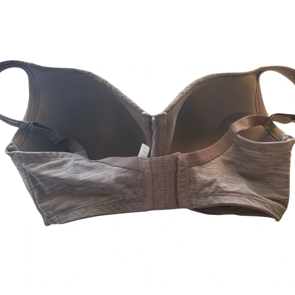 Cacique Underwire Lightly Lined Full Coverage Bra Size 38G Dark Purple‎
